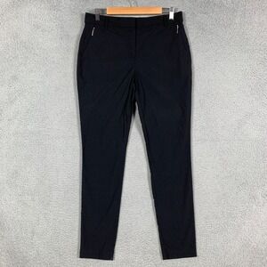 Anatomie Pants Women's Large Black Stretch Zip Pockets Lightweight Travel Skinny